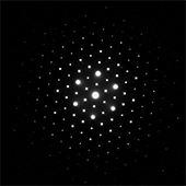 Image de diffraction MET